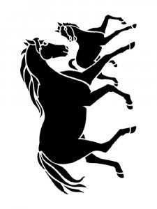 Horse Stencils 16