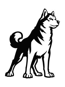 Husky Stencil 7