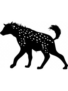Hyena Stencil 3