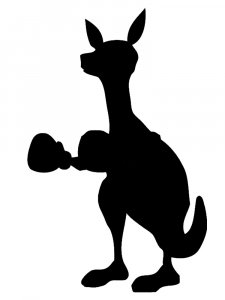 Kangaroo Stencil 11