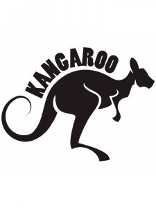 Kangaroo Stencil 3
