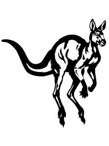 Kangaroo Stencil 7