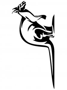 Kangaroo Stencil 8
