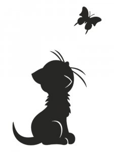 Kittens Stencils 13