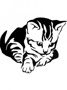 Kittens Stencils 5