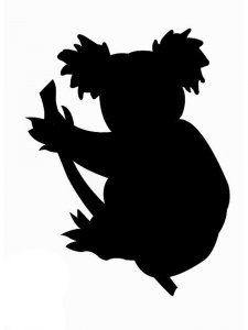 Koala Stencil 1