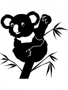 Koala Stencil 14