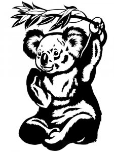 Koala Stencil 15