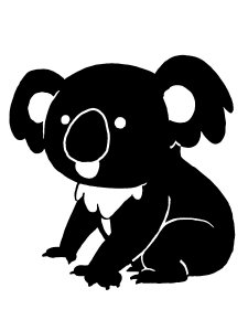 Koala Stencil 8