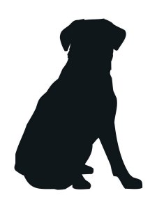 Labrador Stencil 1