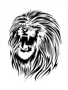Lion Stencils 6