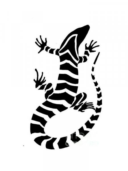 Free printable Lizard stencils and templates