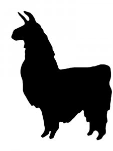 Llama Stencil 1