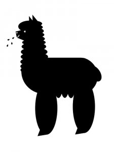 Llama Stencil 3