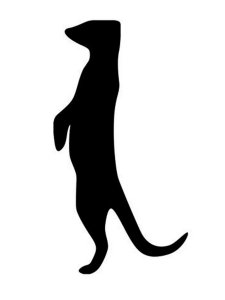 Meerkat Stencil 2