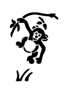 Monkey Stencils 8