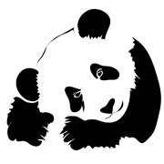 Pochoirs Panda