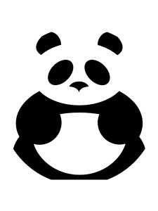 Panda Stencil 1