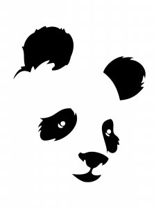 Panda Stencil 10