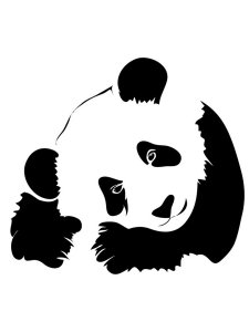 Panda Stencil 5