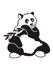 Panda Stencil 6