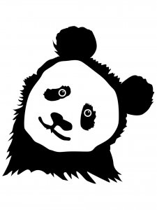 Panda Stencil 8
