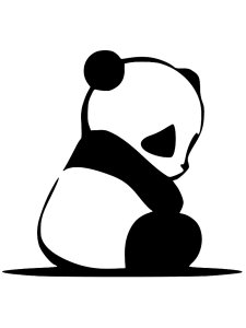 Panda Stencil 9