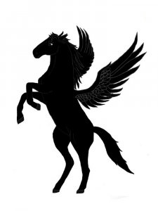 Pegasus Stencil 1