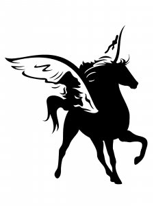 Pegasus Stencil 10