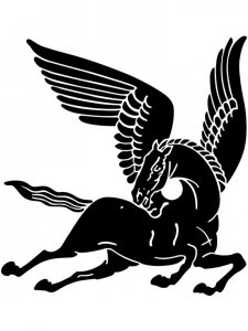 Pegasus Stencil 12