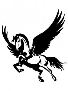 Pegasus Stencil 15