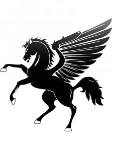 Pegasus Stencil 18