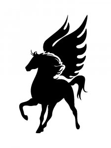 Pegasus Stencil 19