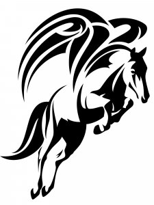 Pegasus Stencil 2