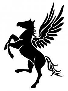 Pegasus Stencil 22