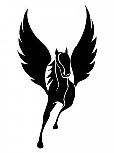 Pegasus Stencil 23