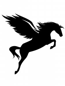 Pegasus Stencil 24
