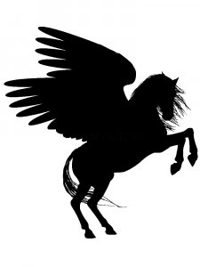 Pegasus Stencil 28