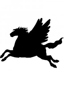 Pegasus Stencil 8