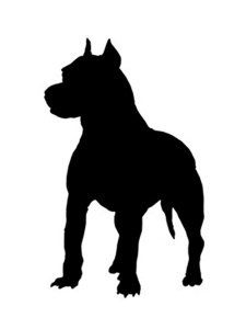 Pitbull Stencil 2
