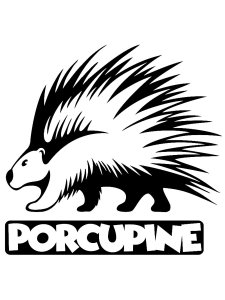 Porcupine Stencil 5