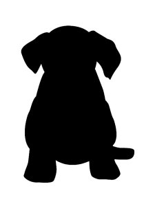 Puppy Stencil 11