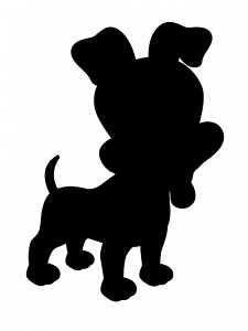 Puppy Stencil 13