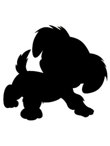 Puppy Stencil 14