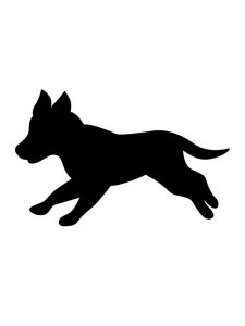 Puppy Stencil 16