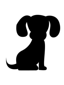 Puppy Stencil 2