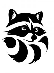 Raccoon Stencils 11
