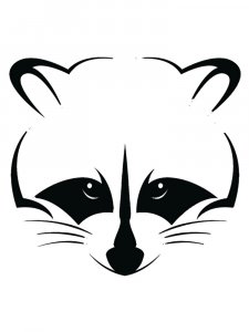 Raccoon Stencils 4