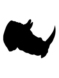 Rhino Stencil 1