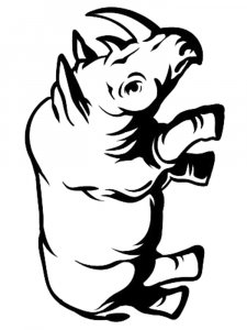 Rhino Stencil 14
